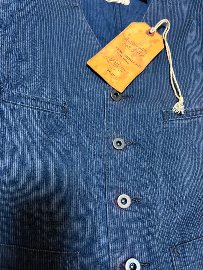 【さだはる 】MADE IN USA シュガーケーンベスト