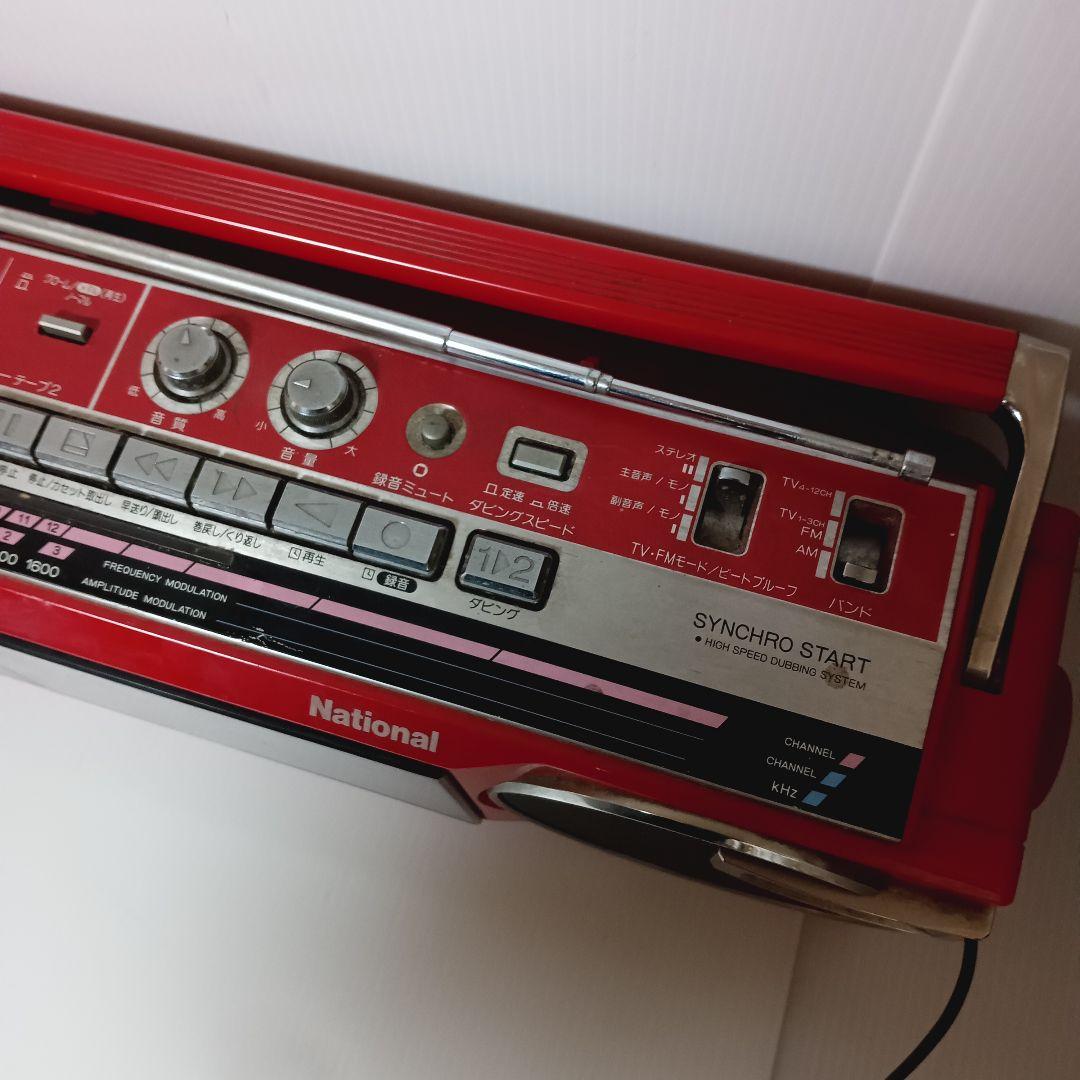 ダブルカセットプレーヤー ラジオ PANASONIC パナソニック RX-F22