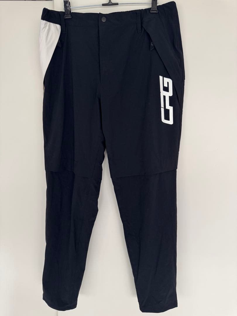 【新品同様】CPGゴルフ　レインウェア　防寒ウェア　上下　ブラックホワイト　XL