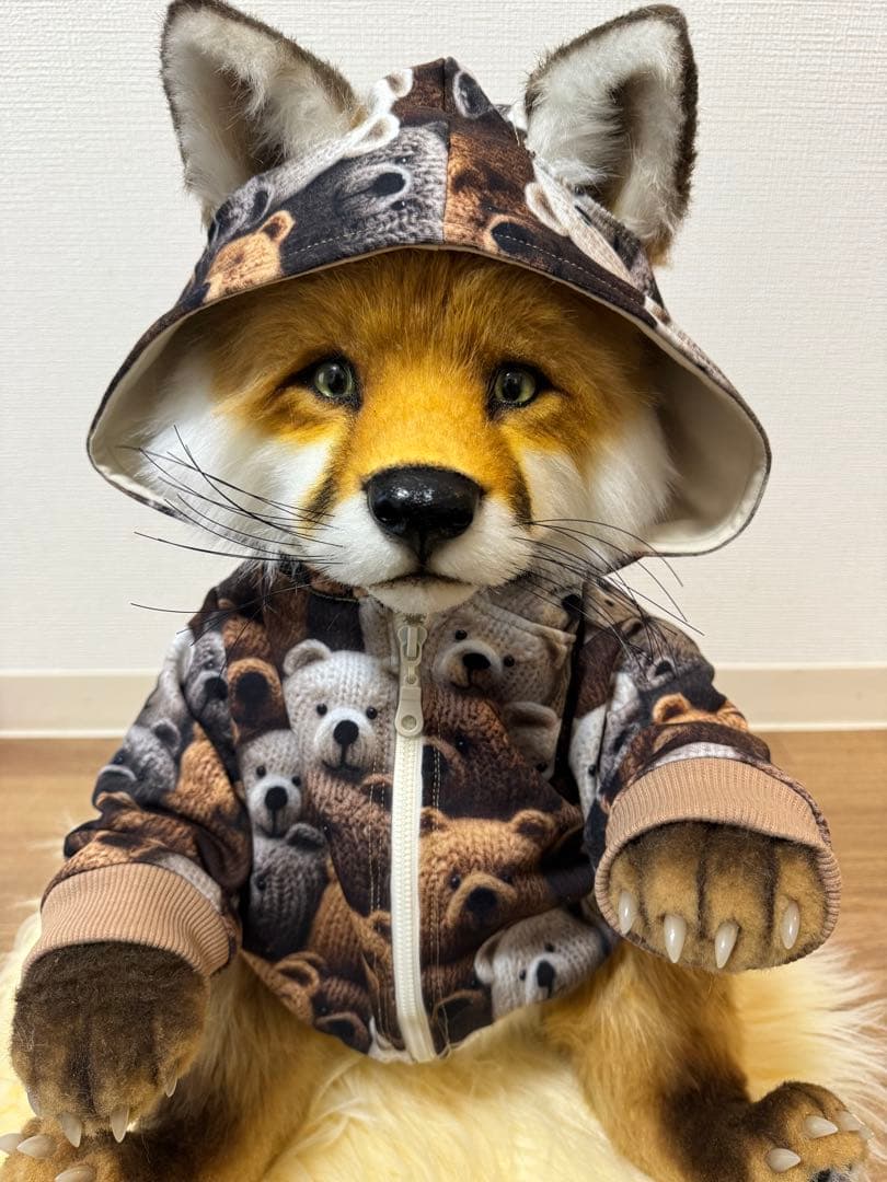 海外作家様作　アートドール　キツネ　洋服セット