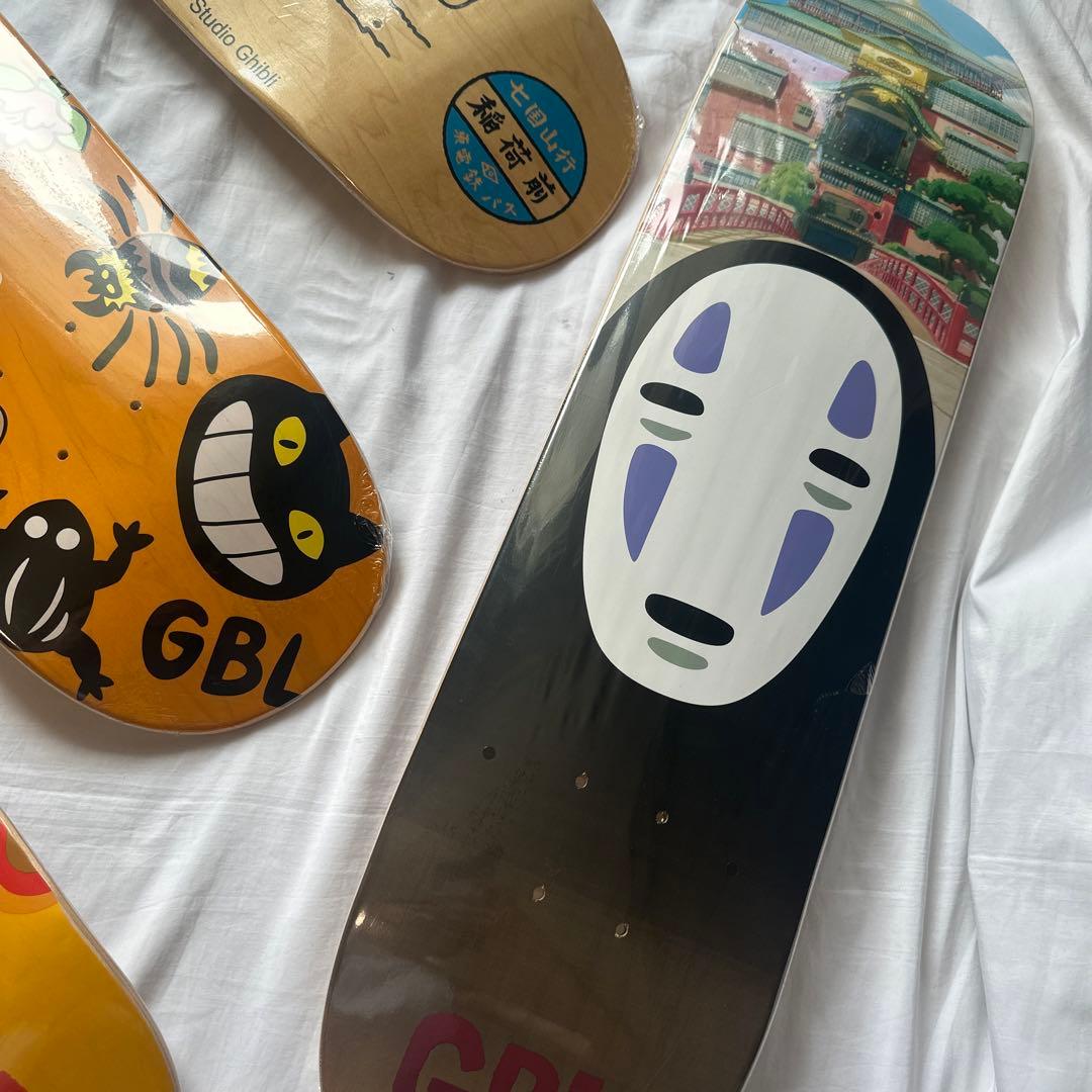 2020年製　GBL 天空の城ラピュタ　スケートボードデッキ　4点セット