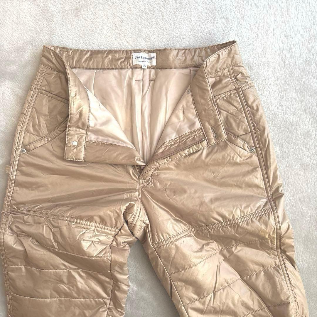 メンズゴルフジャックバーニー 暖パンシャンパンゴールドサイズ5