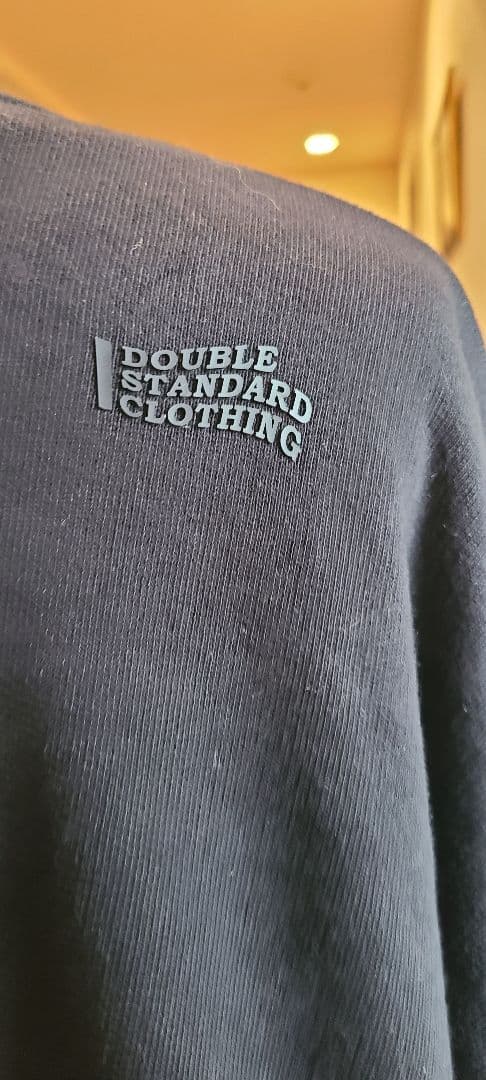 ダブルスタンダードクロージング★変形こなれスウェット★ブラック