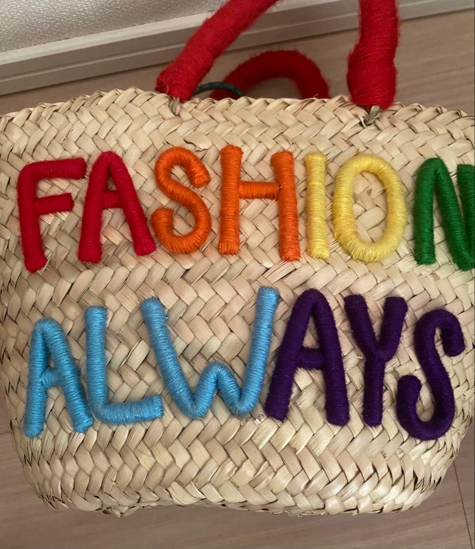 Kilometre Paris カラフルかごバッグ