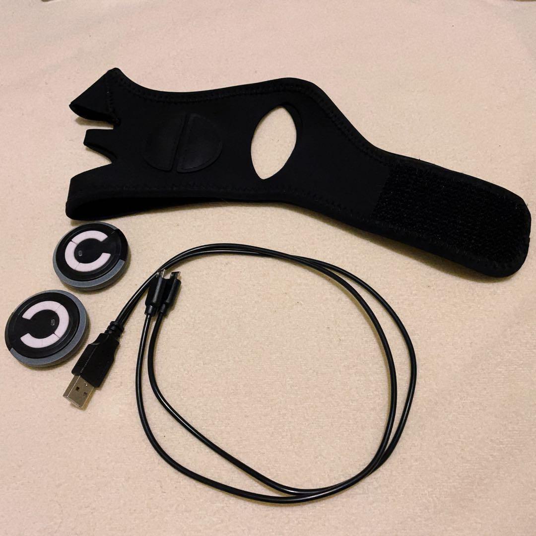 ＊美顔器 EMS フェイスベルト ブラック