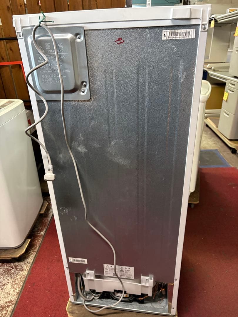 SHARP　２ドア冷蔵庫　2021年モデル　152ℓ　SJ-15E9-W