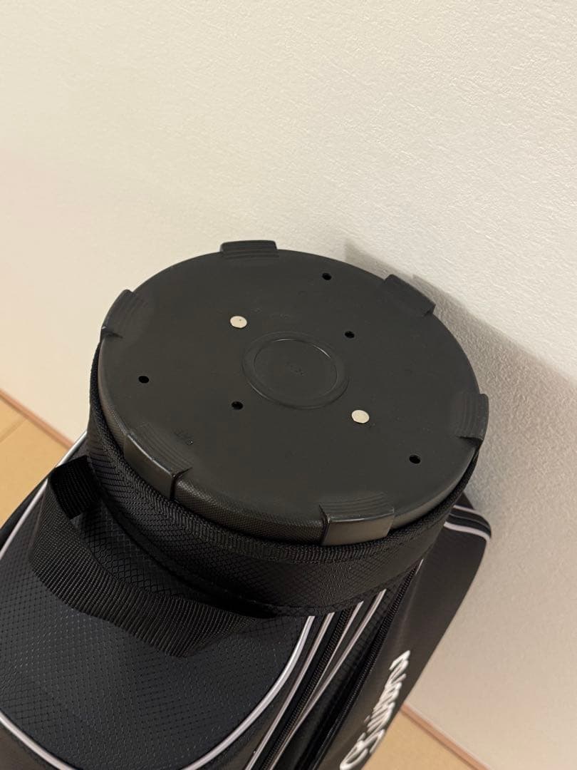 リビエラRiviera ブラックシルバー ゴルフ キャディバッグ