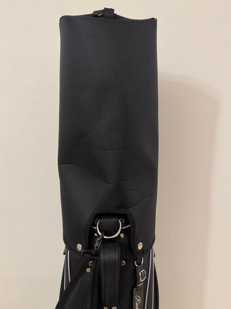 リビエラRiviera ブラックシルバー ゴルフ キャディバッグ