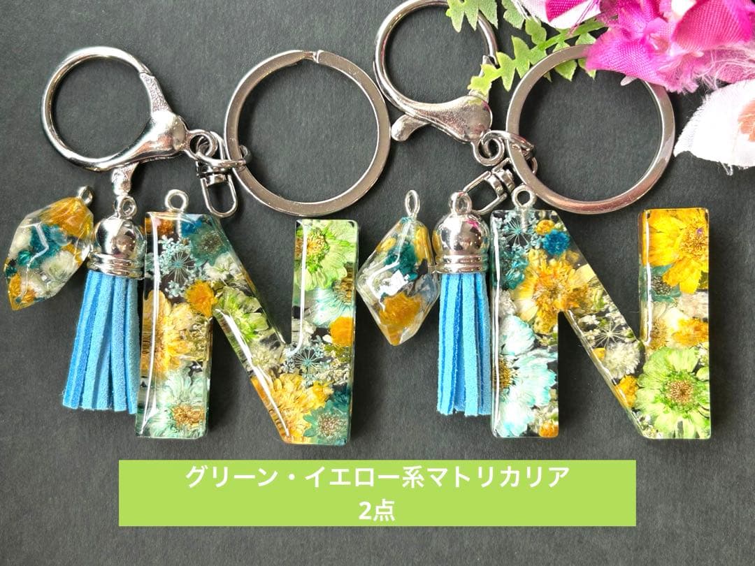 のん。　Nイニシャルキーホルダー　ハンドメイド　10点