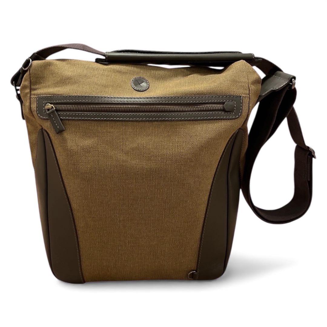 未使用 ダンヒル メッセンジャーバッグ A4 希少 レインカバー付 茶