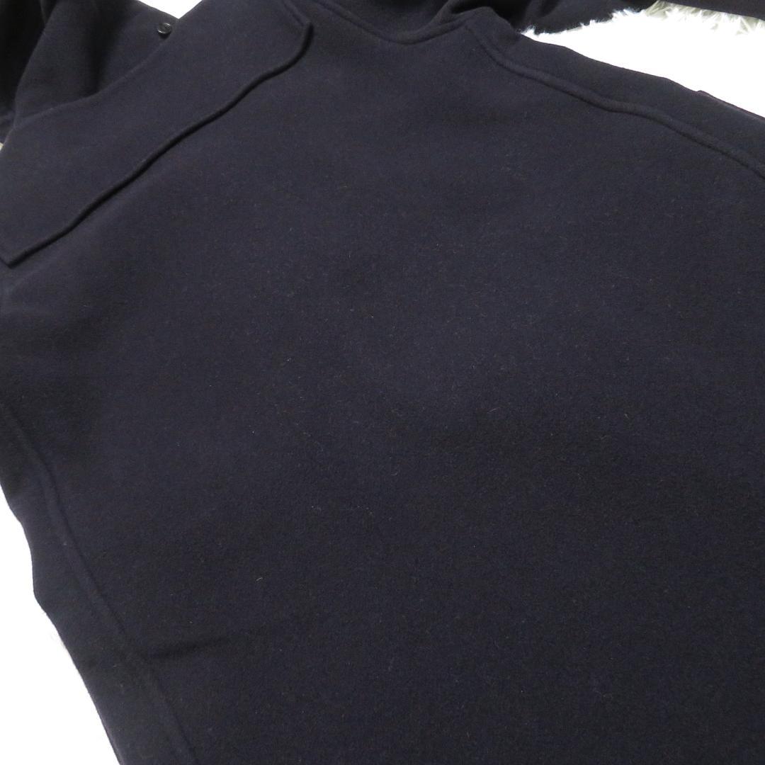 グローバーオール 英国製 ダッフルコート 濃紺 EUR44 ロング丈 ネイビー