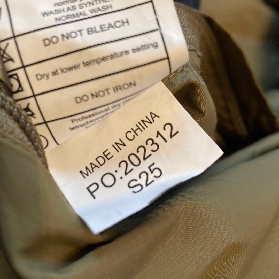 試着のみ　イギリス軍 PCS ThermalJacket サーマルジャケット L