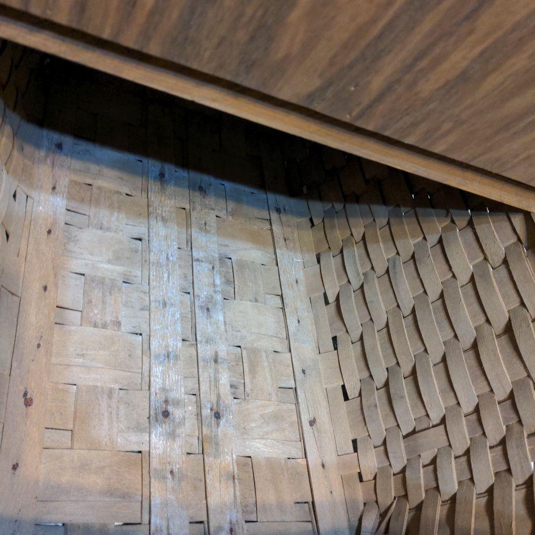 Longaberger Basket ライナー＆栞付・アンティーク シャビー