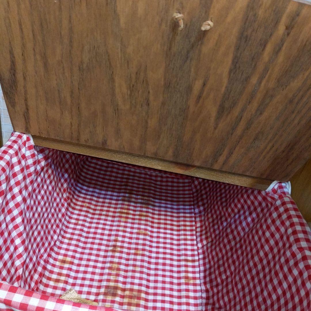 Longaberger Basket ライナー＆栞付・アンティーク シャビー