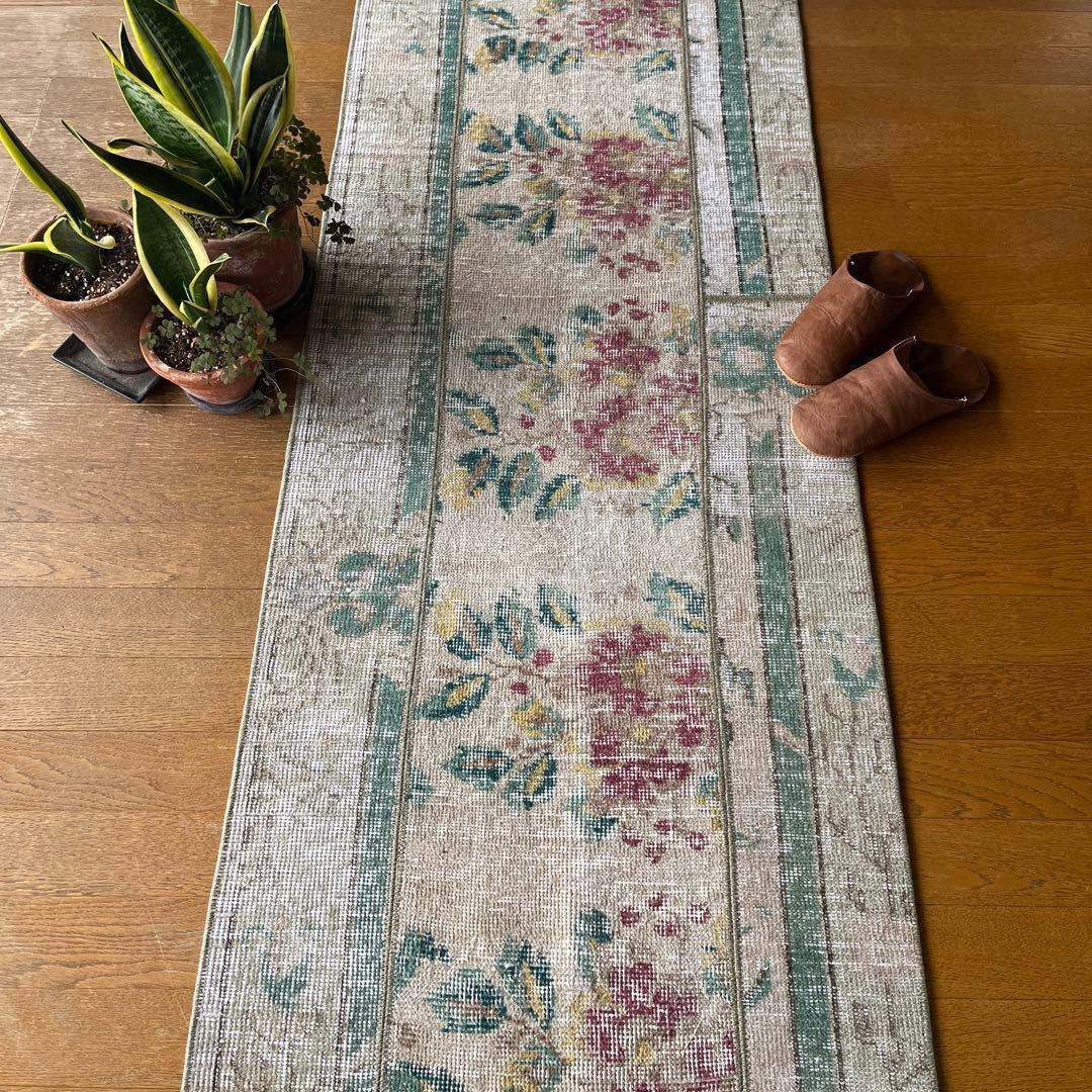 トルコヴィンテージラグNo.93 ランナーラグ