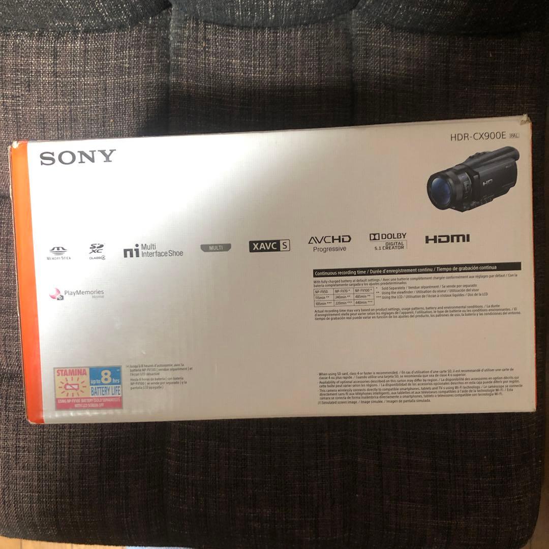 【美品・未使用】SONY ビデオカメラ デジタルHD HDR-CX900E
