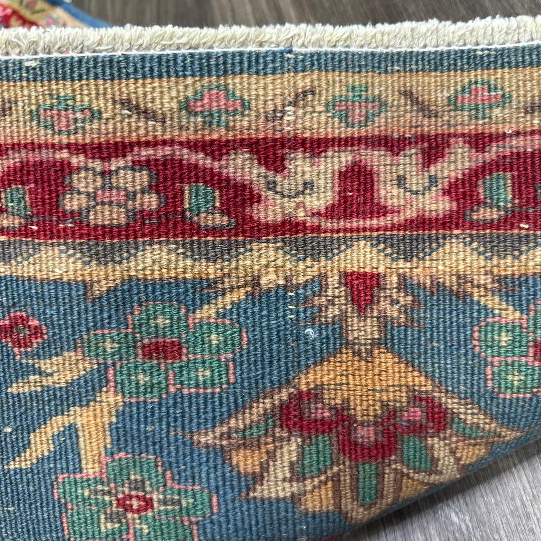 104cmx60ペルシャ絨毯年代織り物シリザーン手織り絨毯スパーヴィンテージラグ