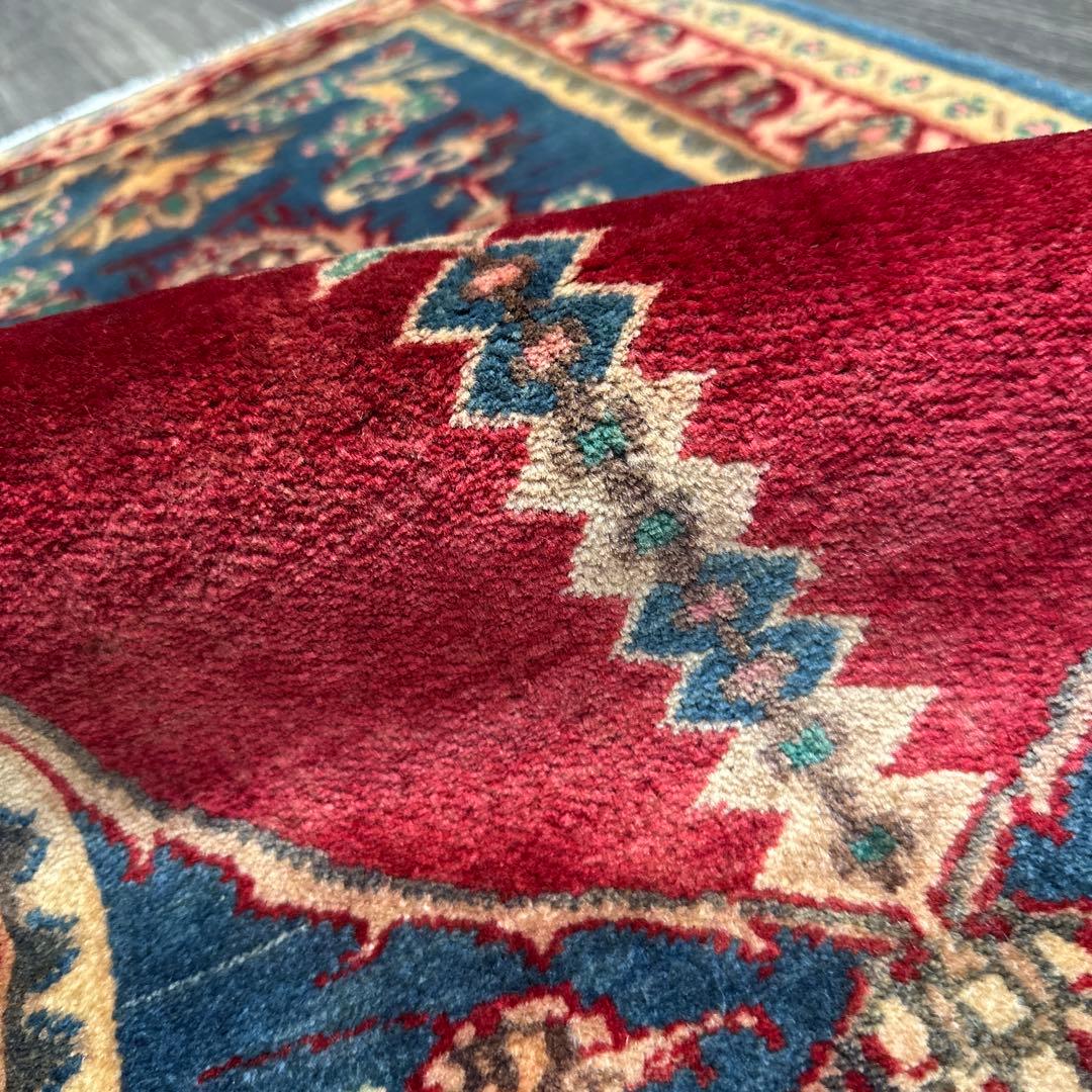 104cmx60ペルシャ絨毯年代織り物シリザーン手織り絨毯スパーヴィンテージラグ