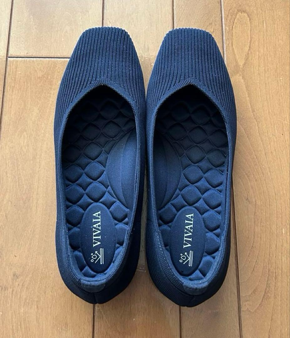 VIVAIA Margo Walker38 超撥水スクエアトゥ24cmネイビー