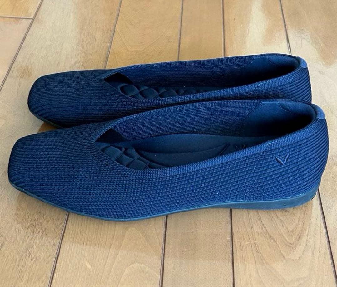 VIVAIA Margo Walker38 超撥水スクエアトゥ24cmネイビー