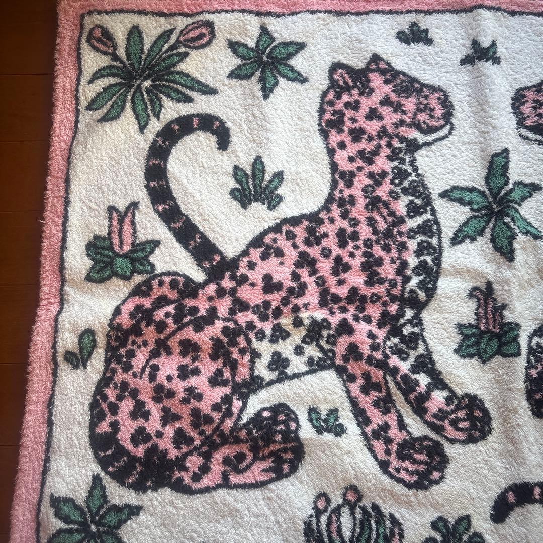 エルメス　玄関マット　バスマット　タオルラグ　ヒョウ