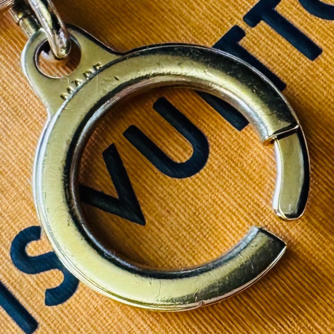 LOUIS VUITTON アノクレ キーリング キーホルダー ゴールド 美品