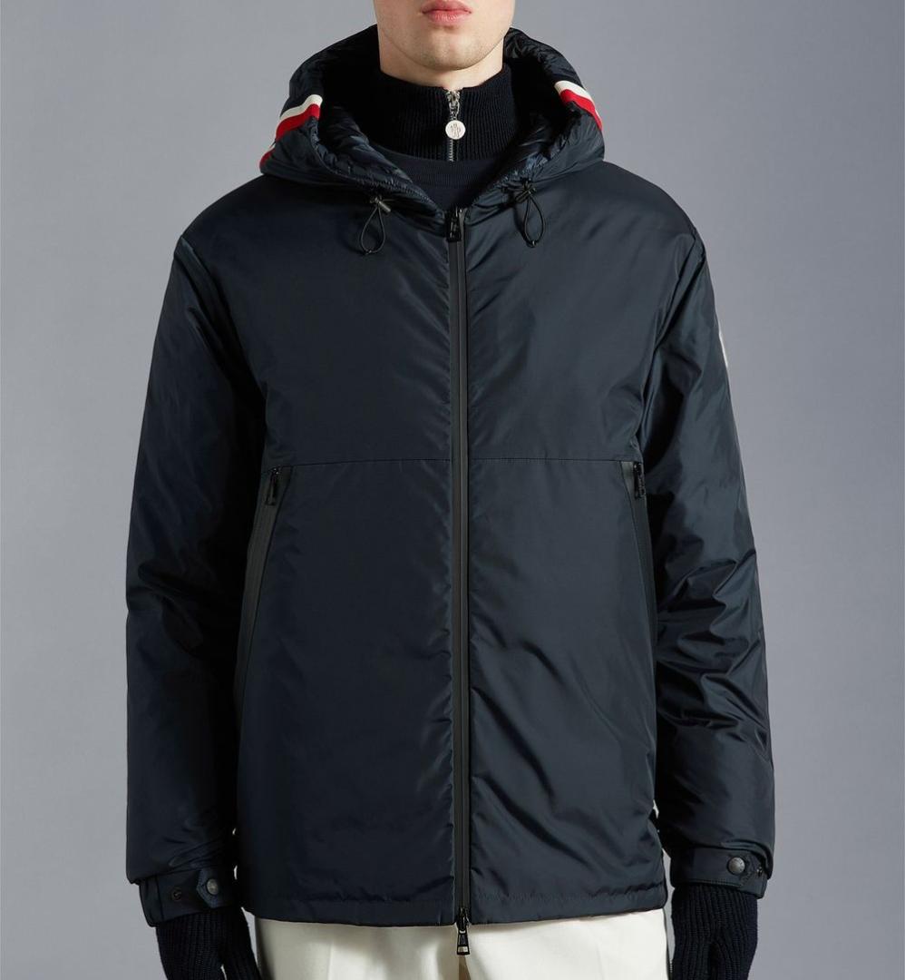 専用品　MELAMPYRE トリコロール フーデッド ダウンジャケット