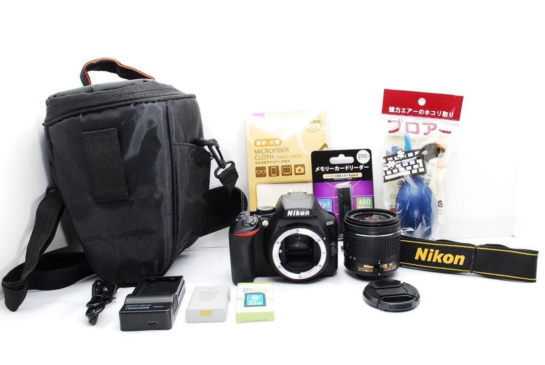 むぎ！！！✨️美品✨️Nikon D3500のすぐ使えるセット 【バッグ無】