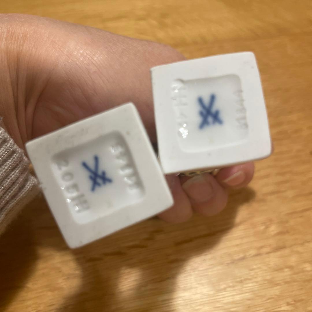 マイセン　フィギリン　フクロウ