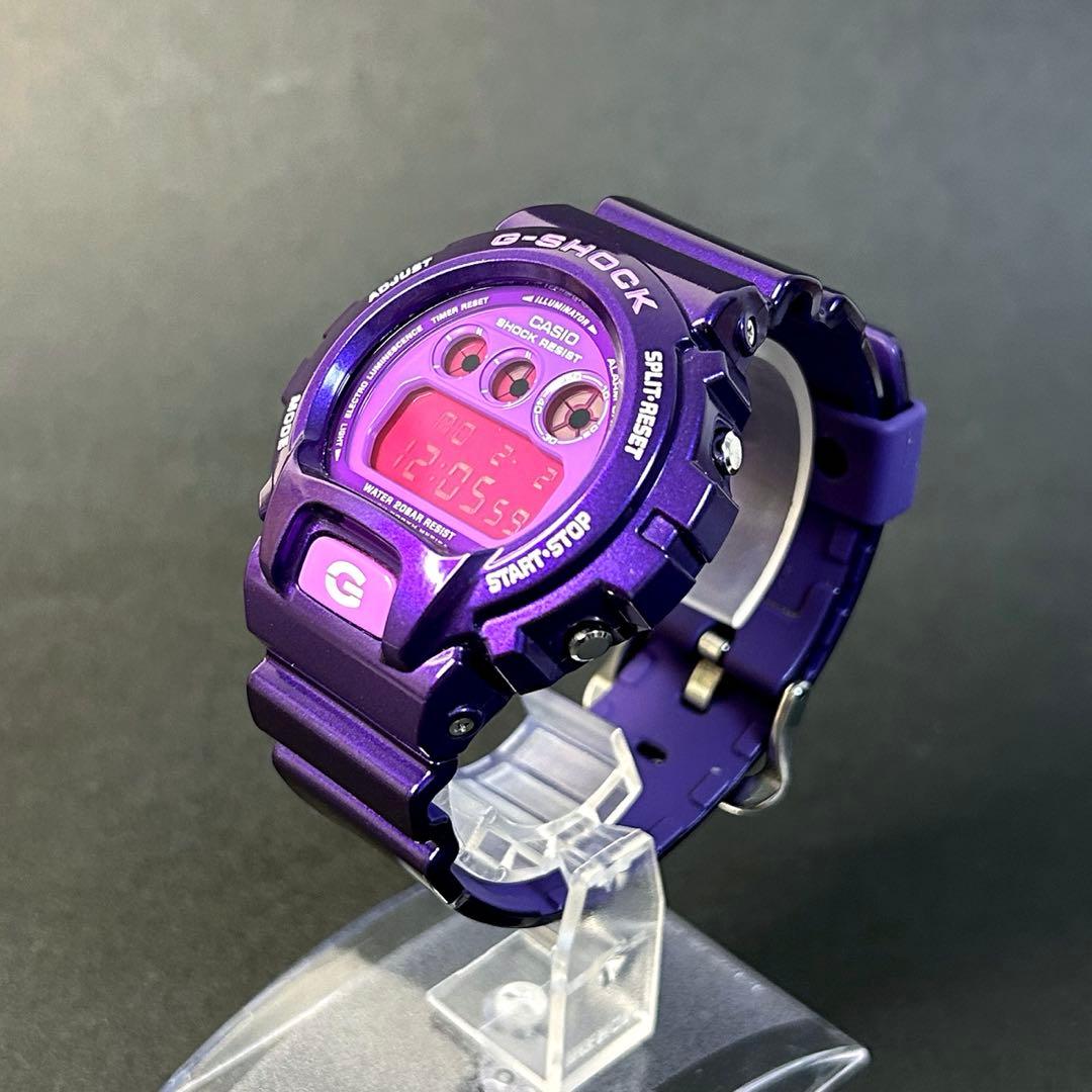 【極美品】G-SHOCK クレイジーカラーズ DW-6900CC-6DRパープル