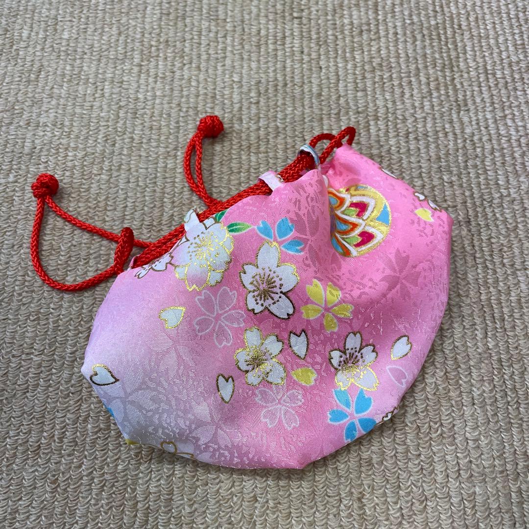 新品 御祝着 七五三 三歳フルセット 特価品 着物 襦袢 被布 巾着 草履