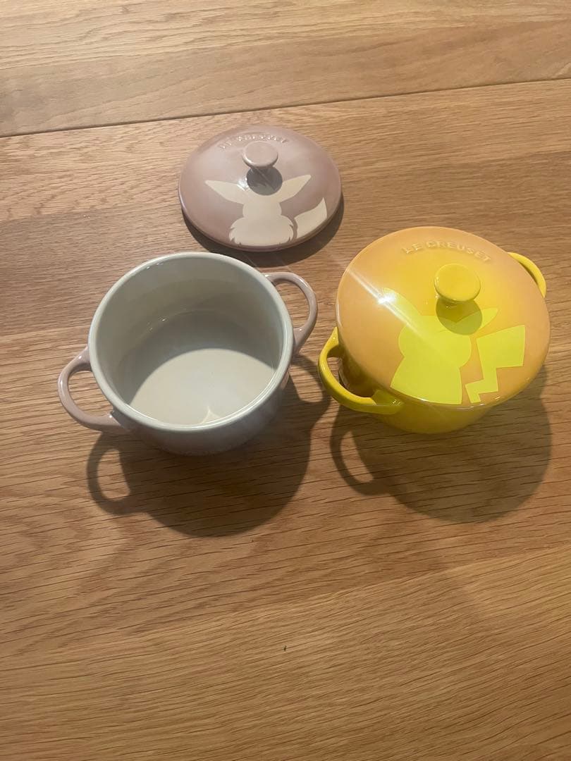 ル・クルーゼ ポケモン 限定 ミニココット ピカチュウ&イーブイ 2個セット