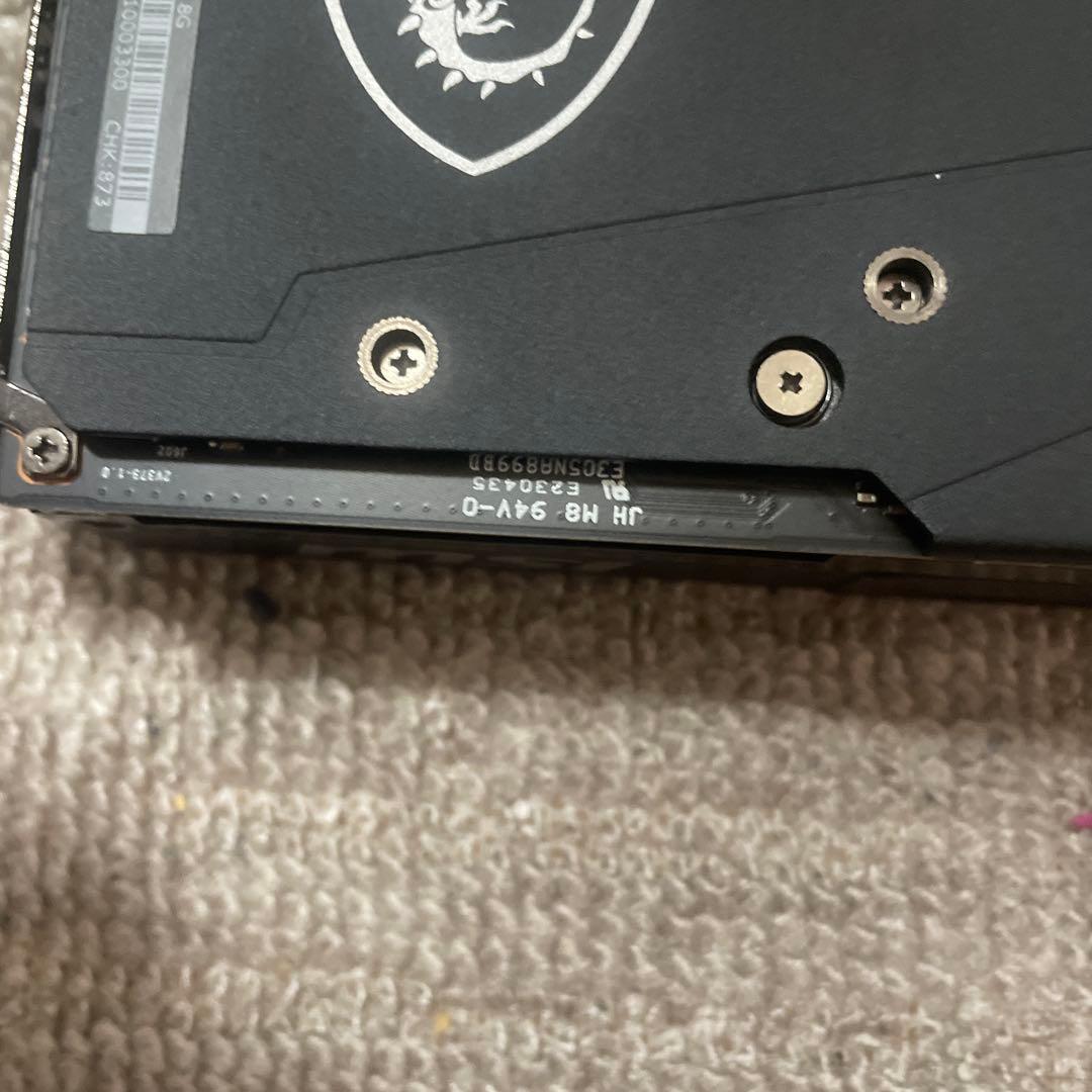 MSI GeForce 2070 AERO 8G グラフィックボード　動作未確認