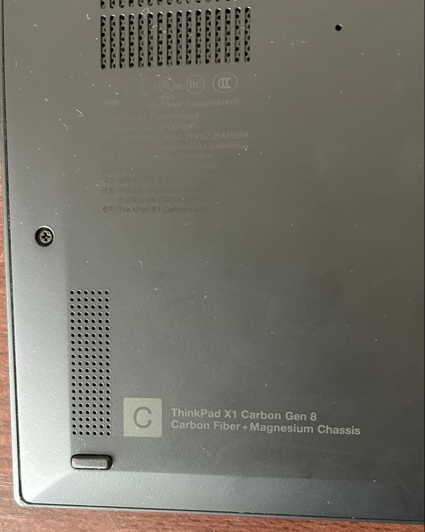 ThinkPad X1 Carbon Gen8 Core i7 第10世代