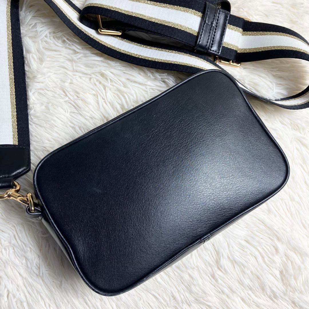 【美品】マークジェイコブス ＊カメラバッグ レザー ブラック