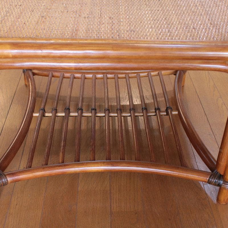 ラタンローテーブル 藤家具 ナチュラル センターテーブル 214-1344