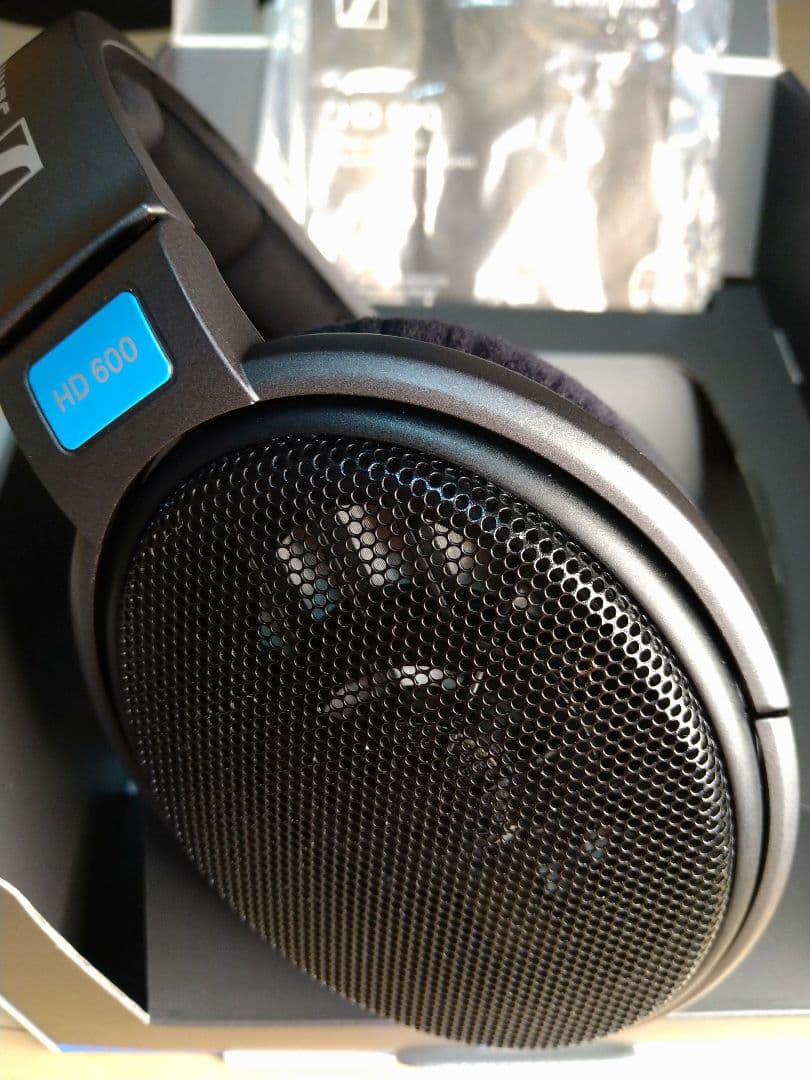 SENNHEISER HD600 開放型ヘッドホン 元箱 純正ケーブル付属 良品