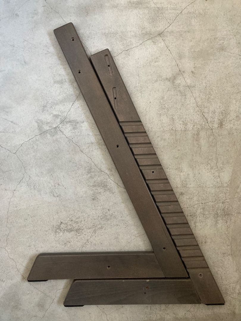 ストッケ　トリップトラップ　ヘイジーグレー　ベビーセット&トレイ付　S/N4