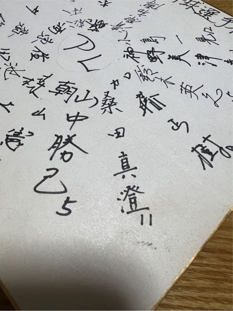 PL学園寄せ書きサイン　清原選手・桑田選手のサイン入(第65回高校野球大会記念)