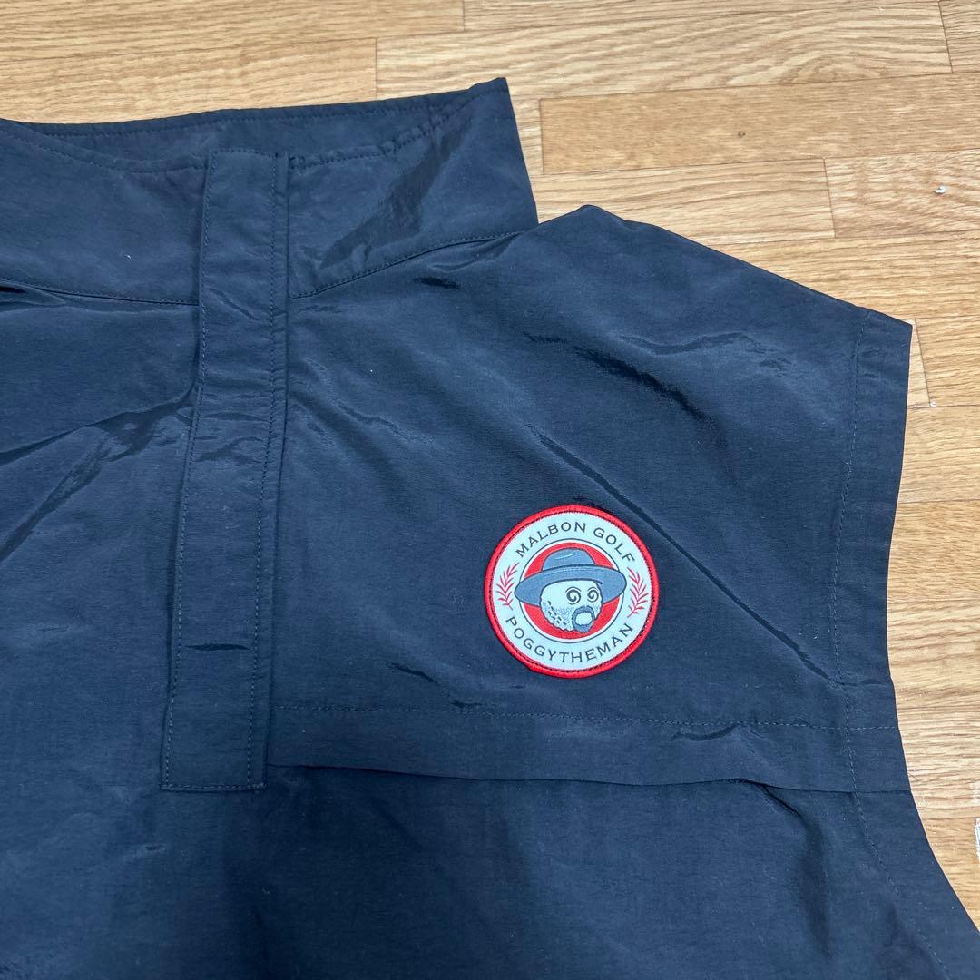 マルボンゴルフMalbon Golf 黒 ノースリーブベスト