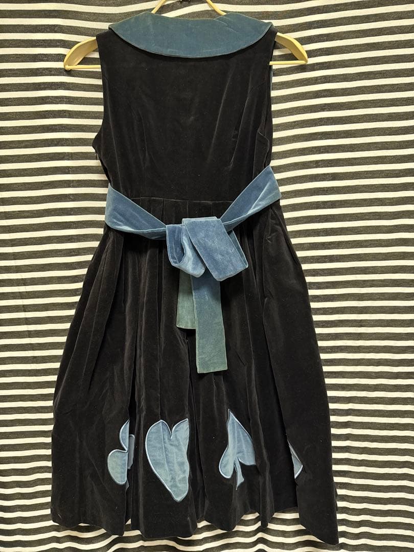 Ange アージュ ブラックベルベットワンピース ロリィタ ジェーンマープル