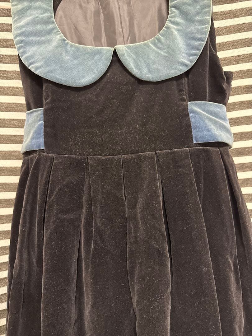 Ange アージュ ブラックベルベットワンピース ロリィタ ジェーンマープル