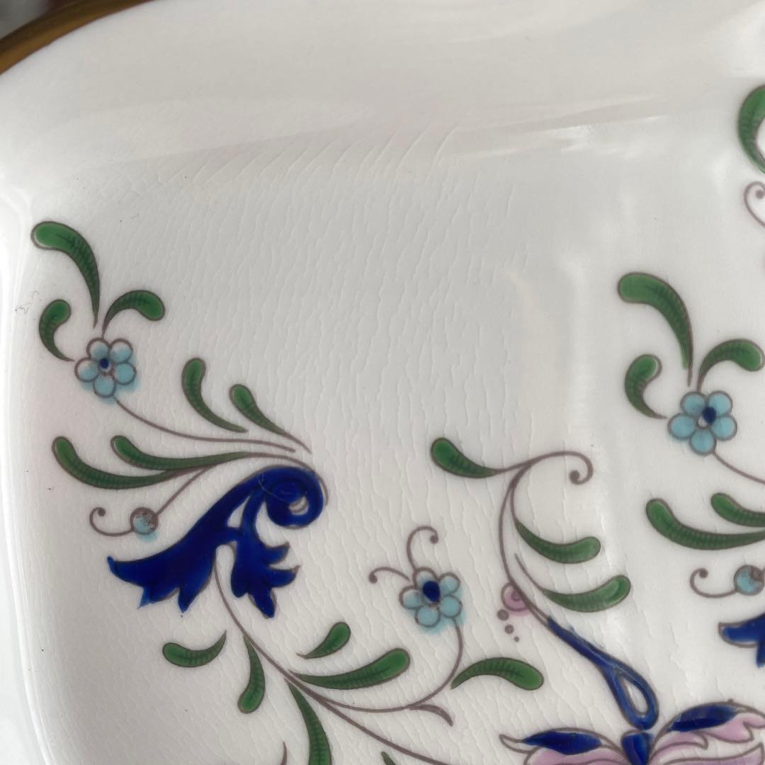 コールポート ベイジェント　青い小花　ミニチュア　ティーセット