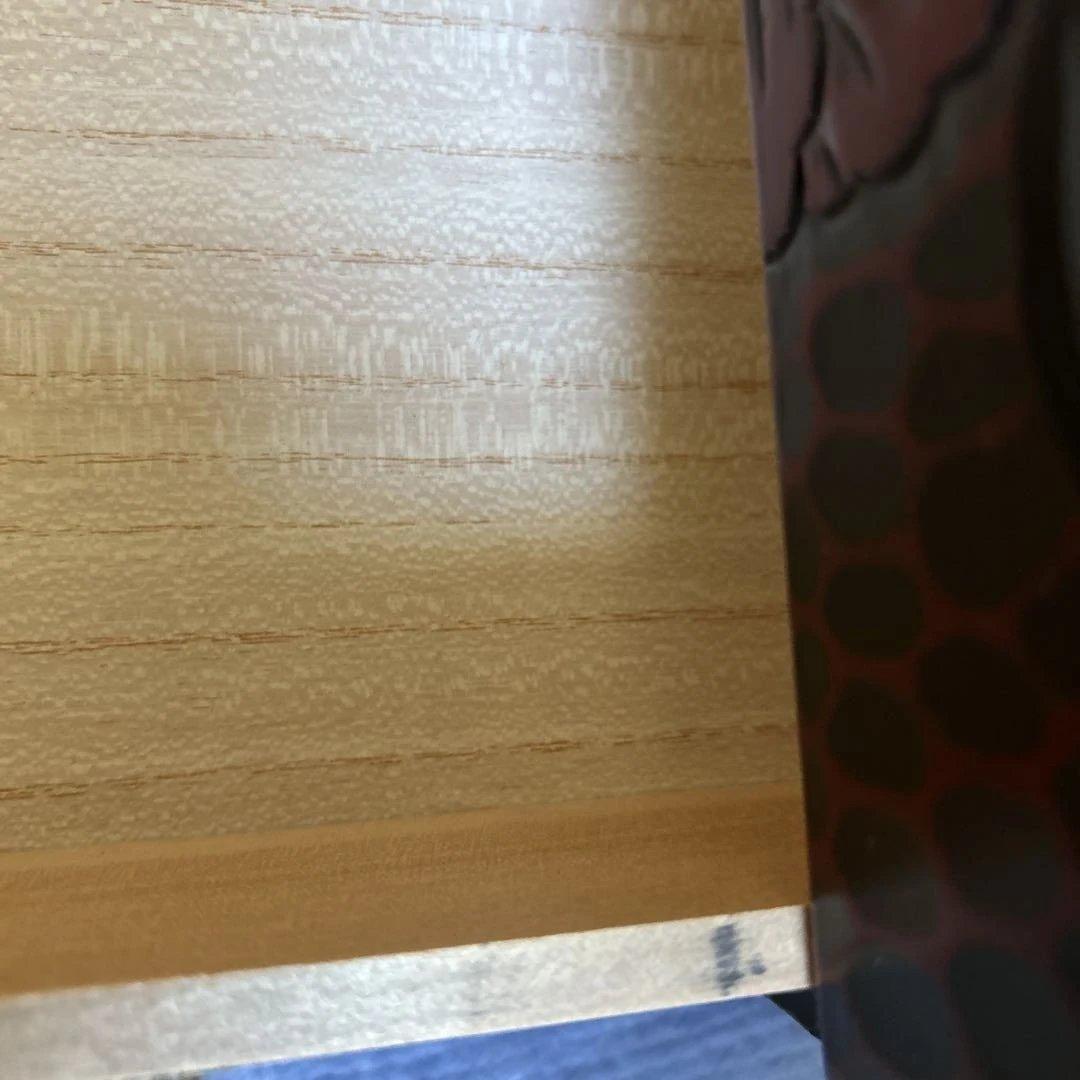 鎌倉彫り木製木彫り漆塗り裁縫箱