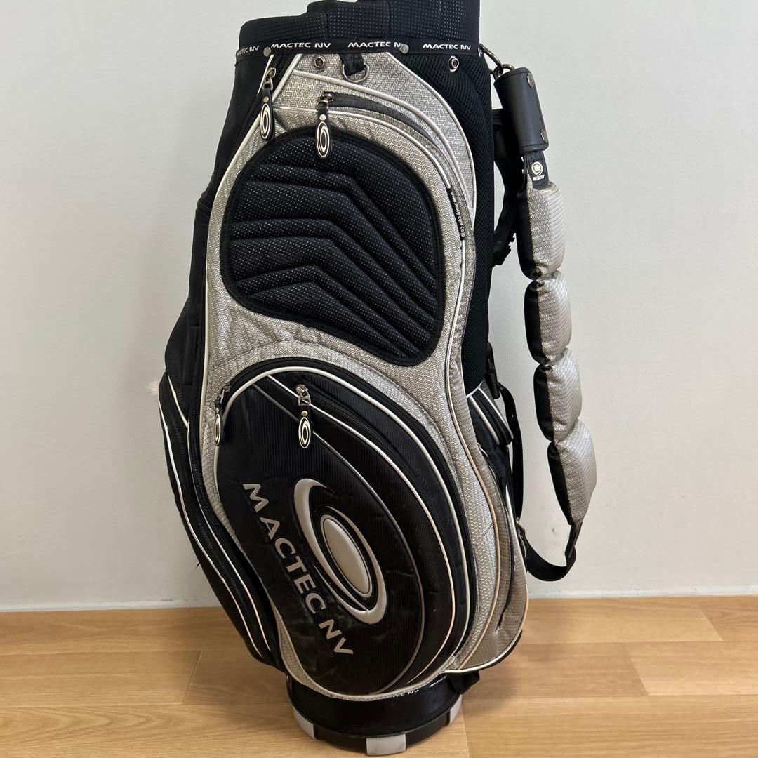 Mactec キャディバッグ 黒/シルバー
