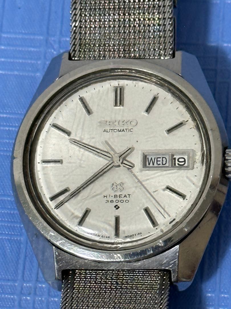 SEIKO自動巻き腕時計 稼働確認済み