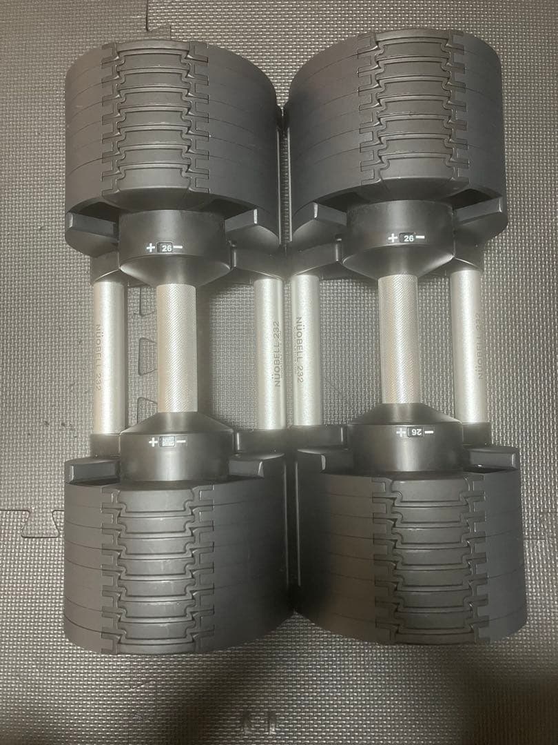 NUOBELL 232 可変式ダンベル 黒　32kg