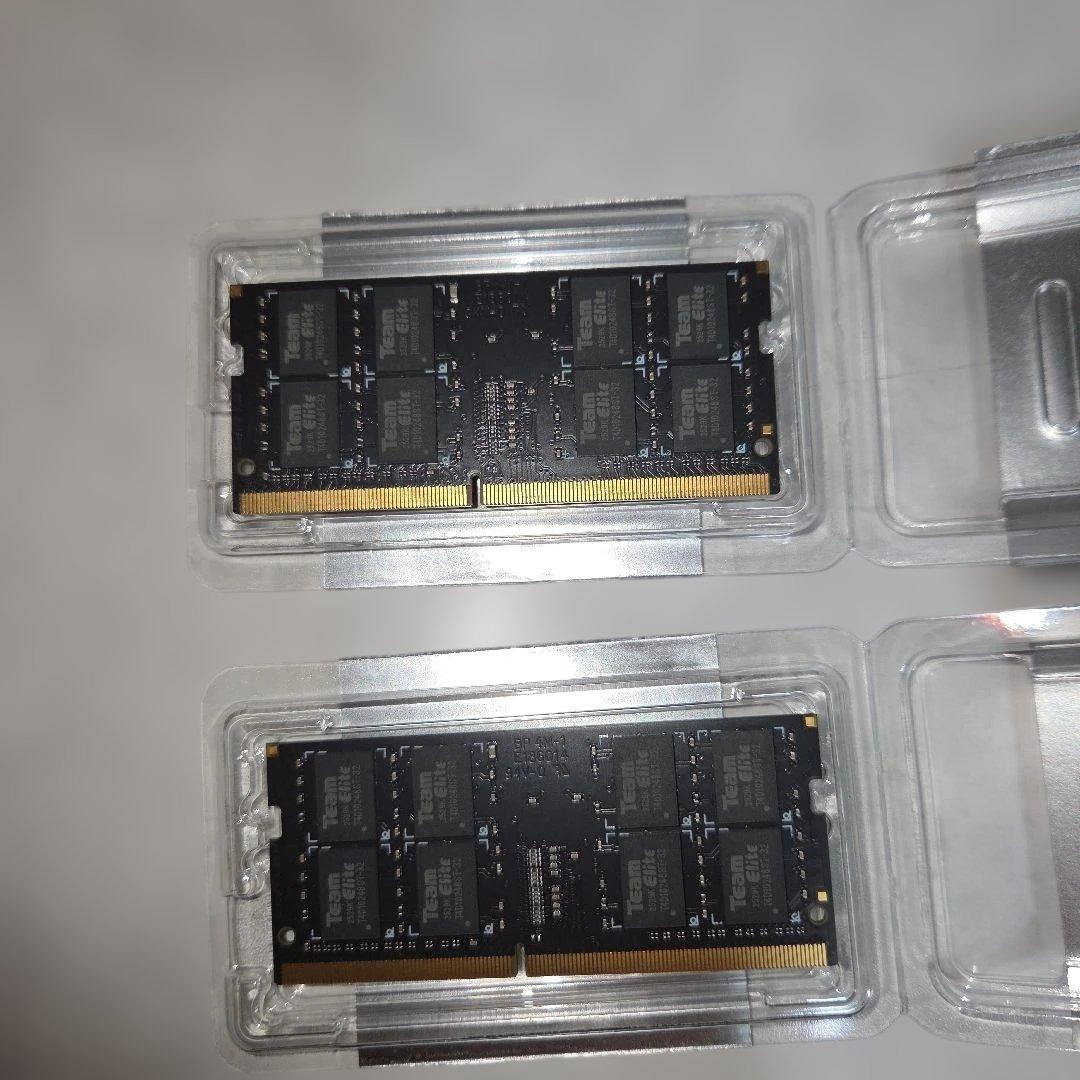 メモリー TEAMGROUP Elite DDR4 32GB(2x16GB)3200MHz