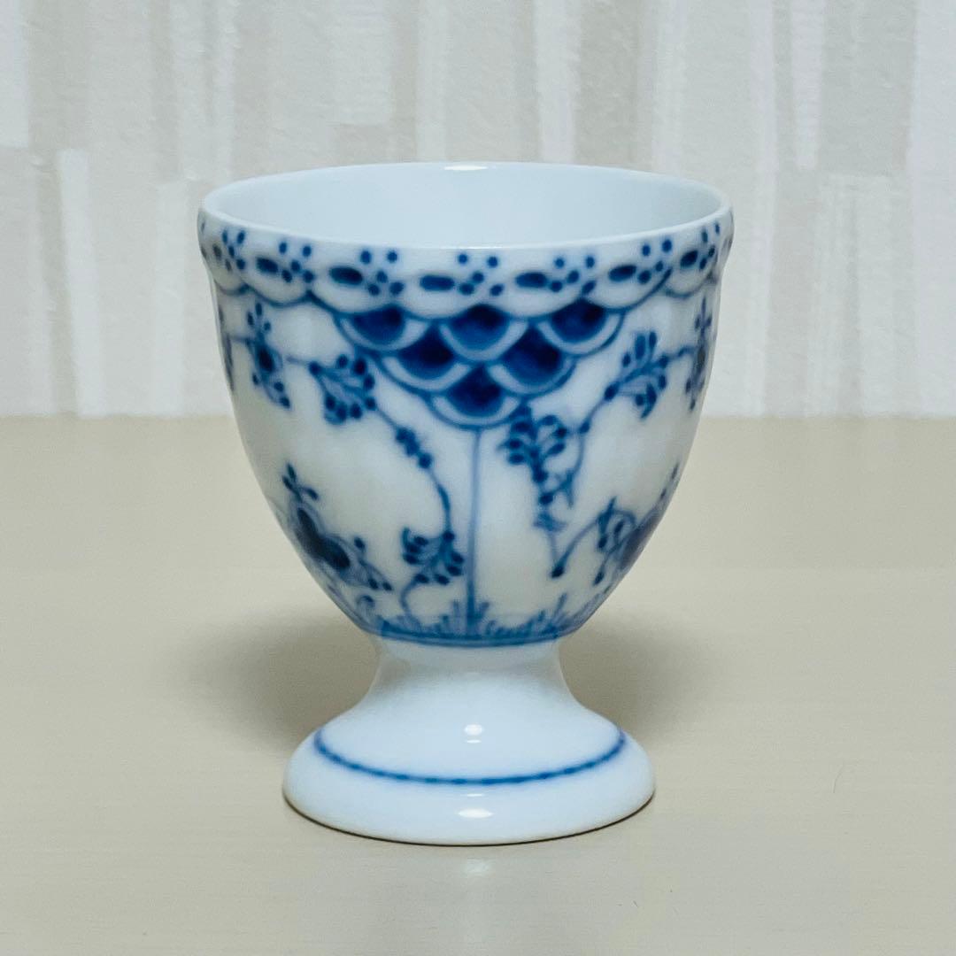 ロイヤルコペンハーゲン ブルーフルーテッド ハーフレース エッグスタンド 5個