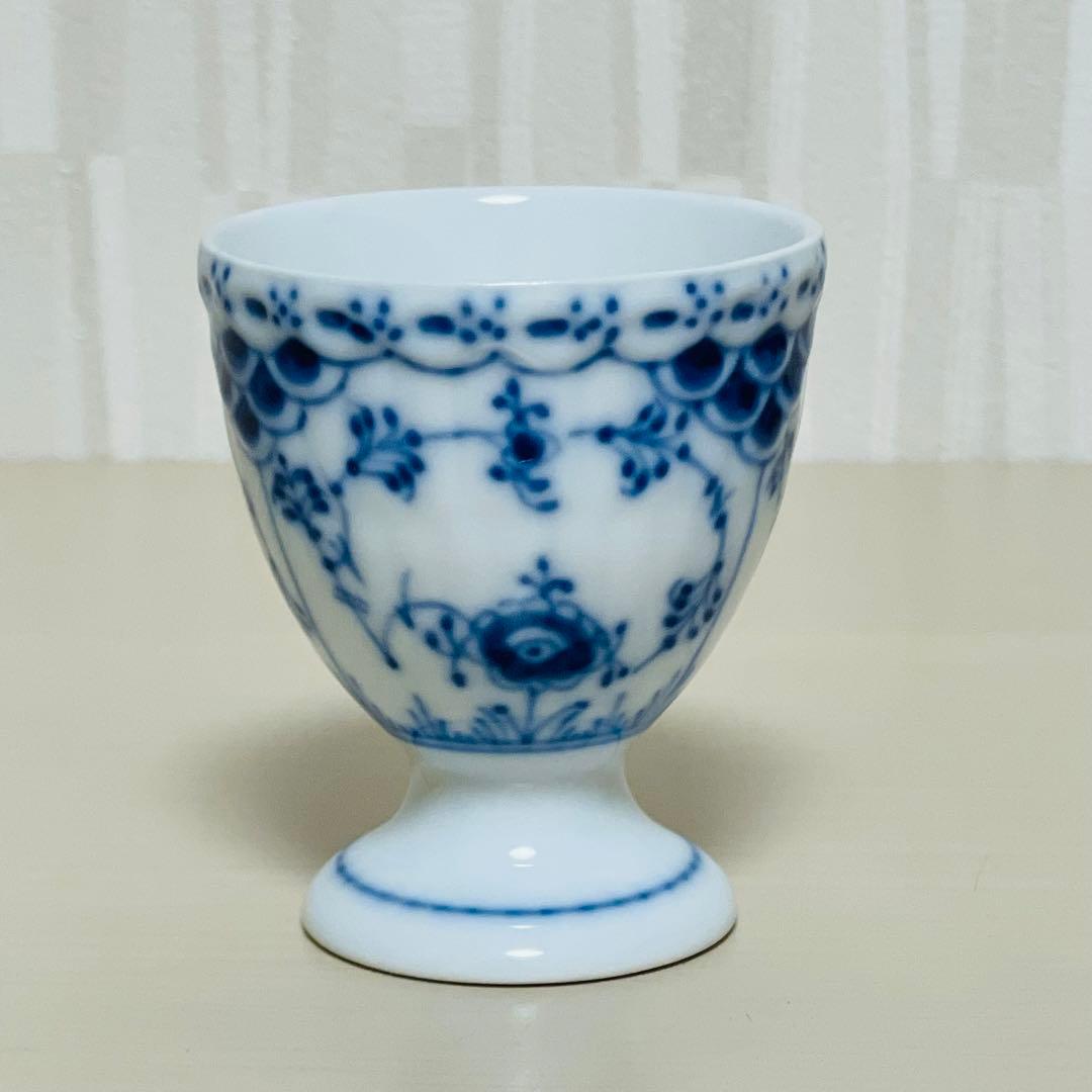 ロイヤルコペンハーゲン ブルーフルーテッド ハーフレース エッグスタンド 5個